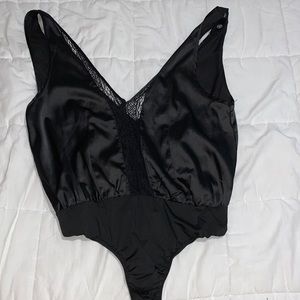 Misguided Black Intimate Bodysuit Top